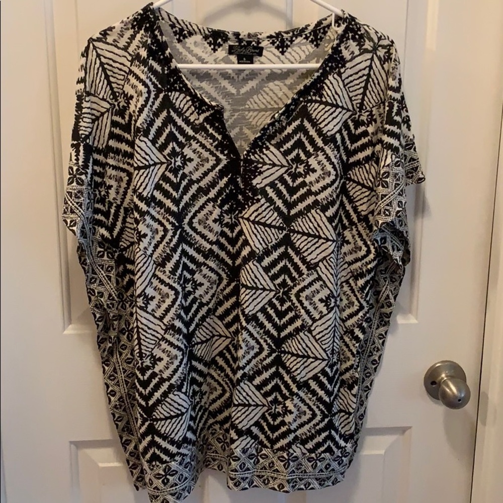 Lucky Brand Tribal Print shirt